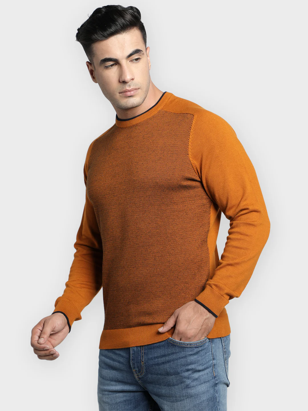 Men's Mustard Sweater - Image 3