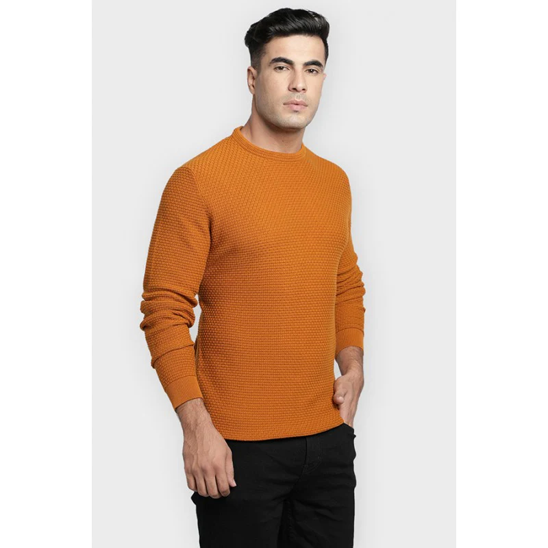 Mens Mustard Sweater - Image 2