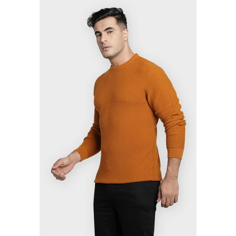 Mens Mustard Sweater - Image 3