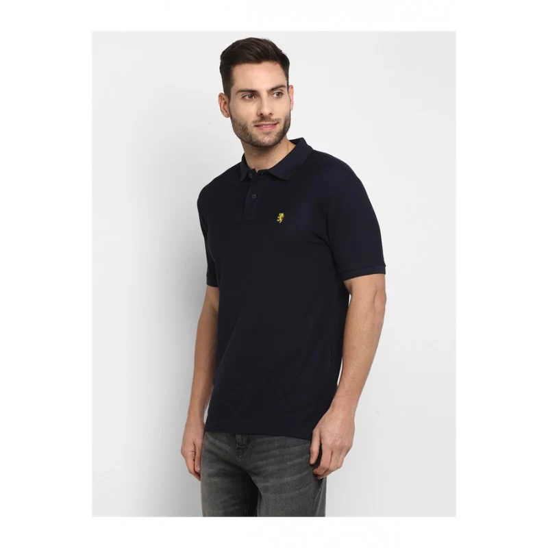 Mens Navy Blue T Shirt - Image 3