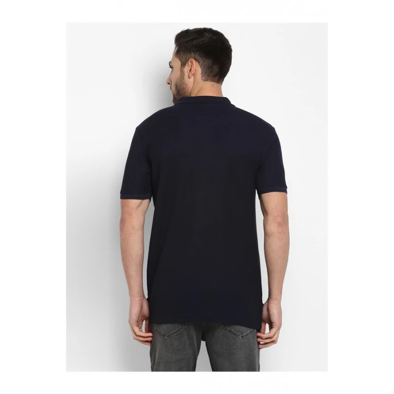 Mens Navy Blue T Shirt - Image 4