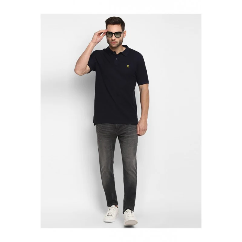 Mens Navy Blue T Shirt - Image 5