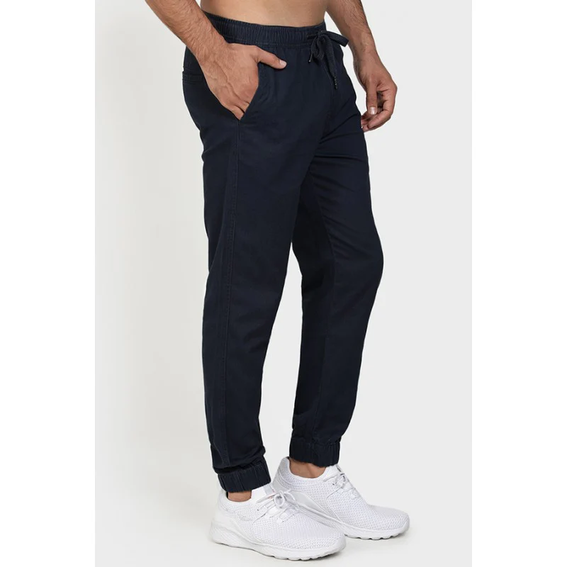 Mens Navy Jogger - Image 3