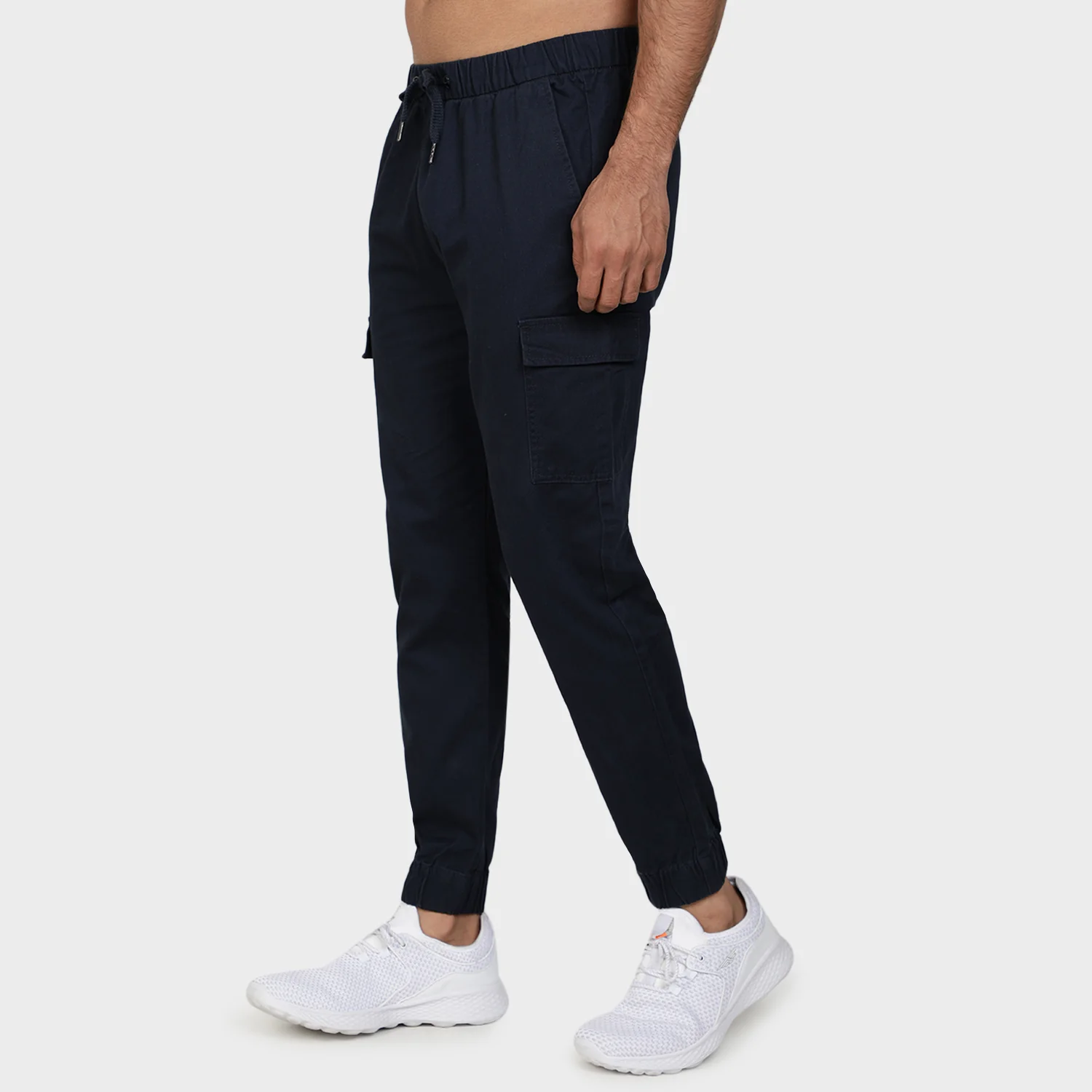 Mens Navy Jogger - Image 3