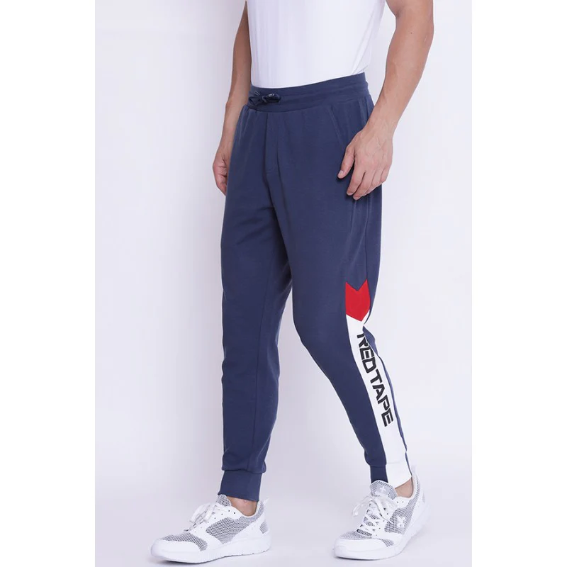 Men's Navy Active Wear Joggers - Image 2