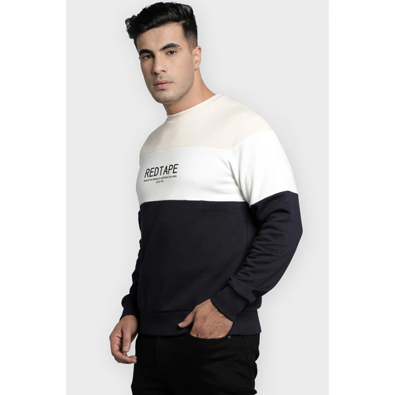 Mens Navy Sweatshirt - Image 2