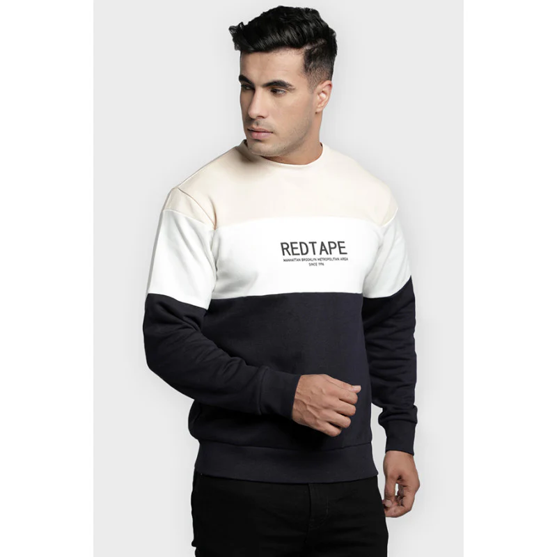 Mens Navy Sweatshirt - Image 3