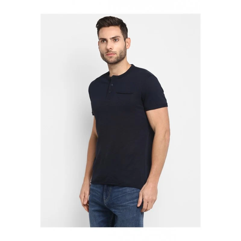 Mens Navy T Shirt - Image 3