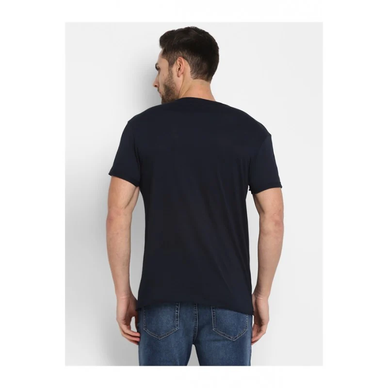 Mens Navy T Shirt - Image 4