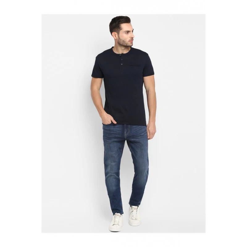 Mens Navy T Shirt - Image 5