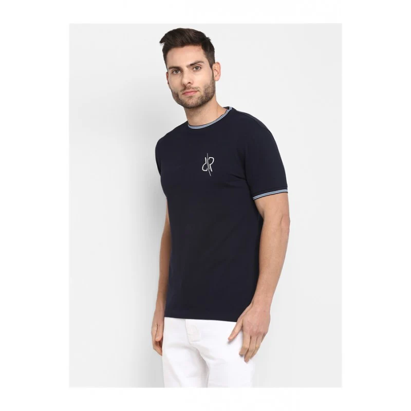 Mens Navy T Shirt - Image 3