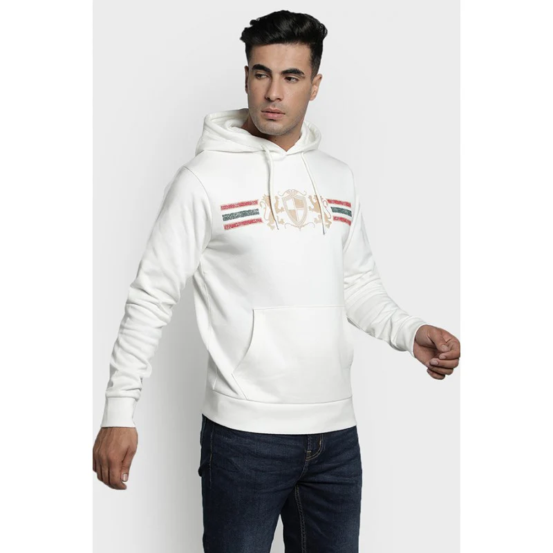 Mens Off White Hoodie - Image 3
