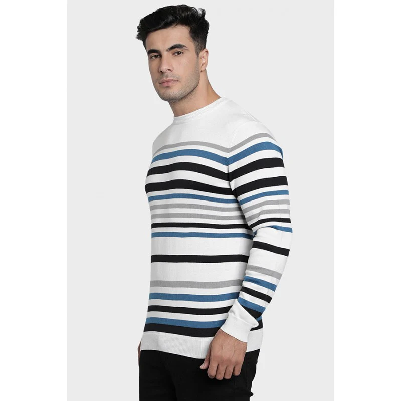 Mens Off White Sweater - Image 2