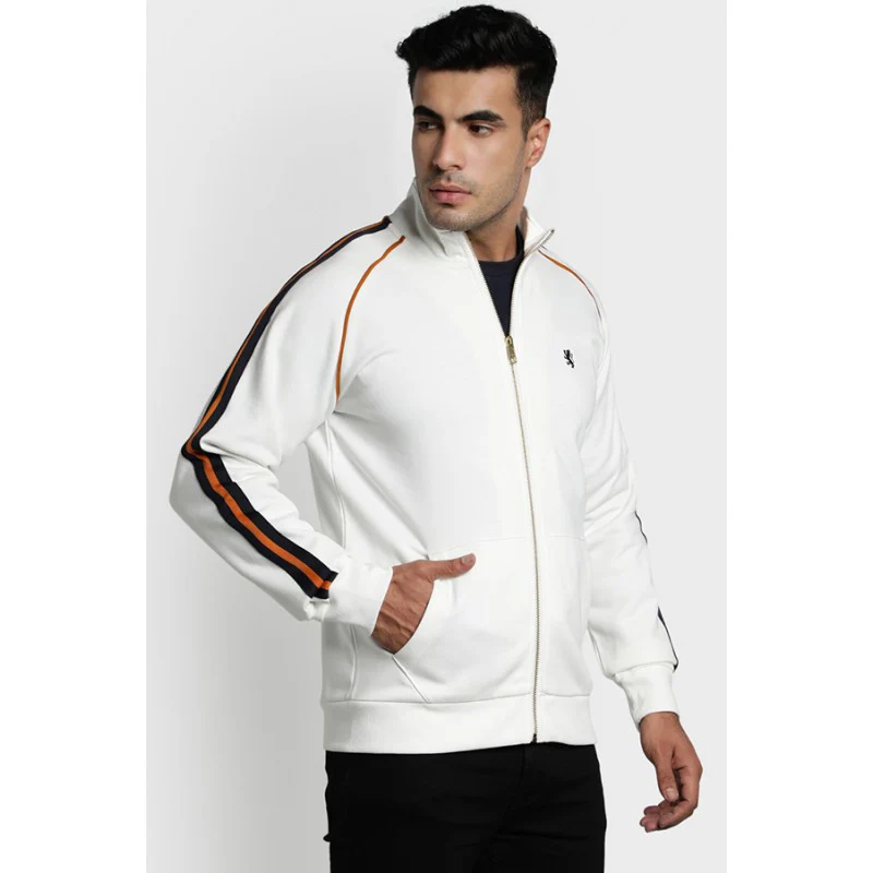 Mens Off White Sweatshirt - Image 3