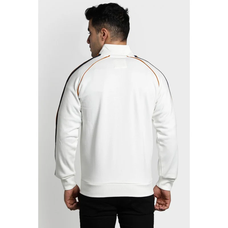 Mens Off White Sweatshirt - Image 4
