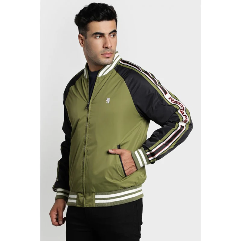 Mens Olive Jacket - Image 2