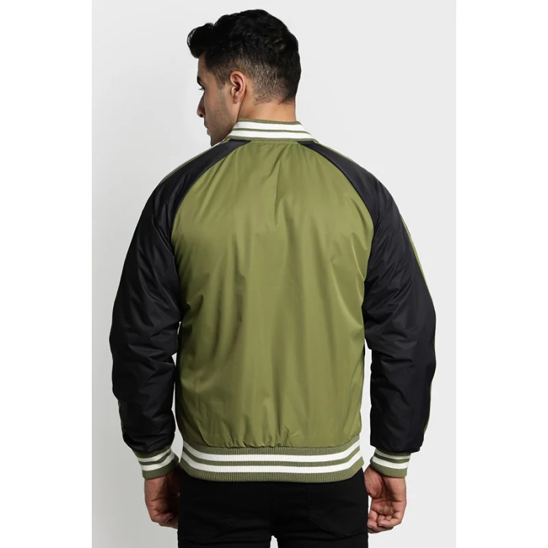 Mens Olive Jacket - Image 4