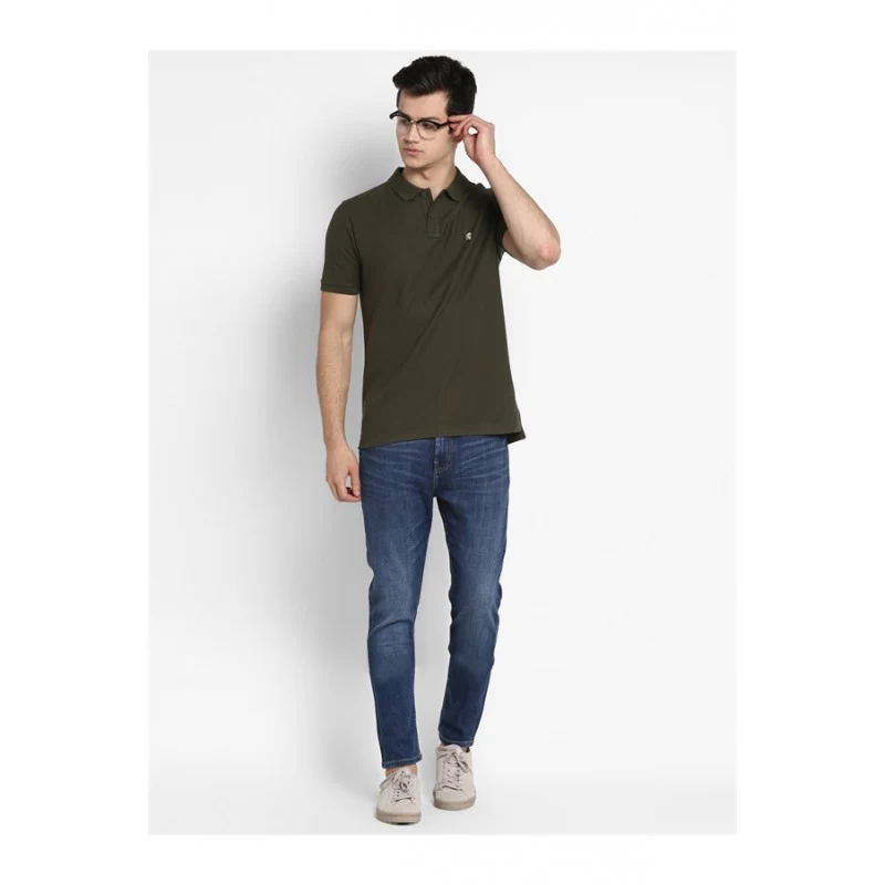 Men's Olive T Shirt - Image 2