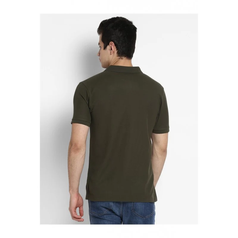 Men's Olive T Shirt - Image 4