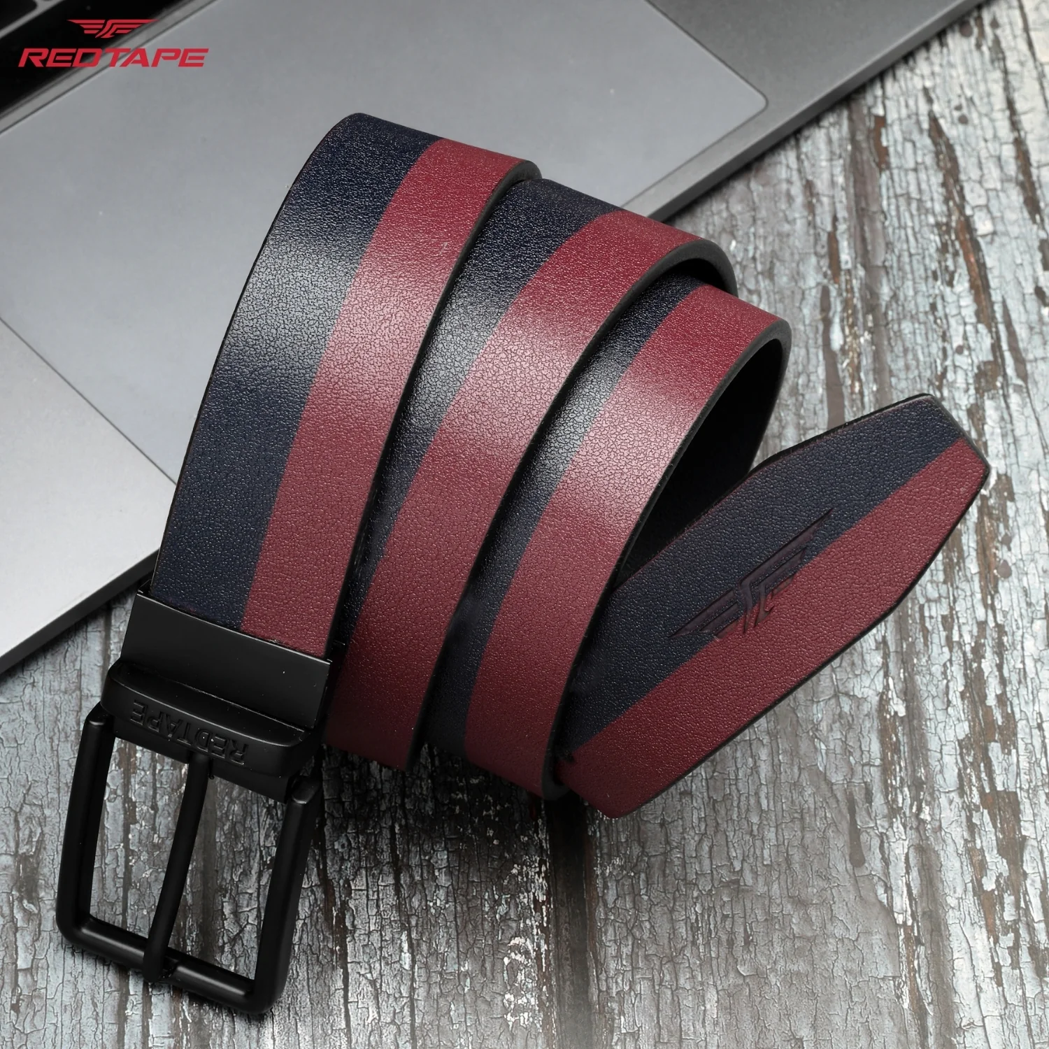 Men's Reversible Leather Belt - Image 3