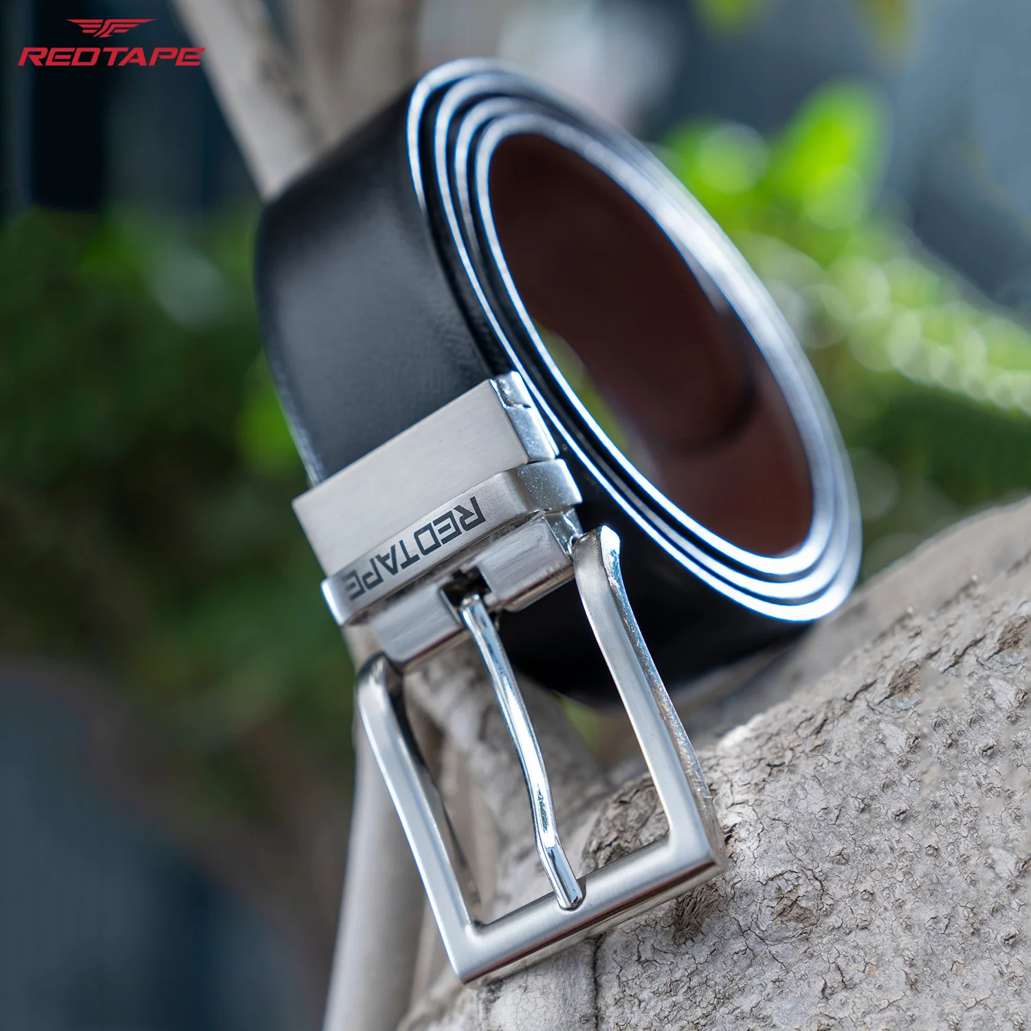 Men's Reversible Leather Belt - Image 2