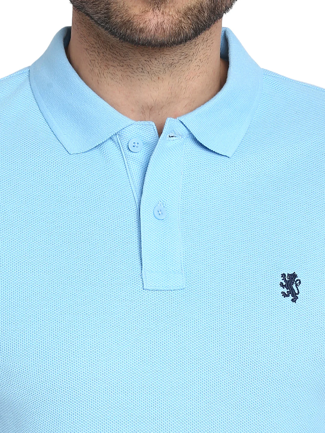Mens Sky Blue T Shirt - Image 7