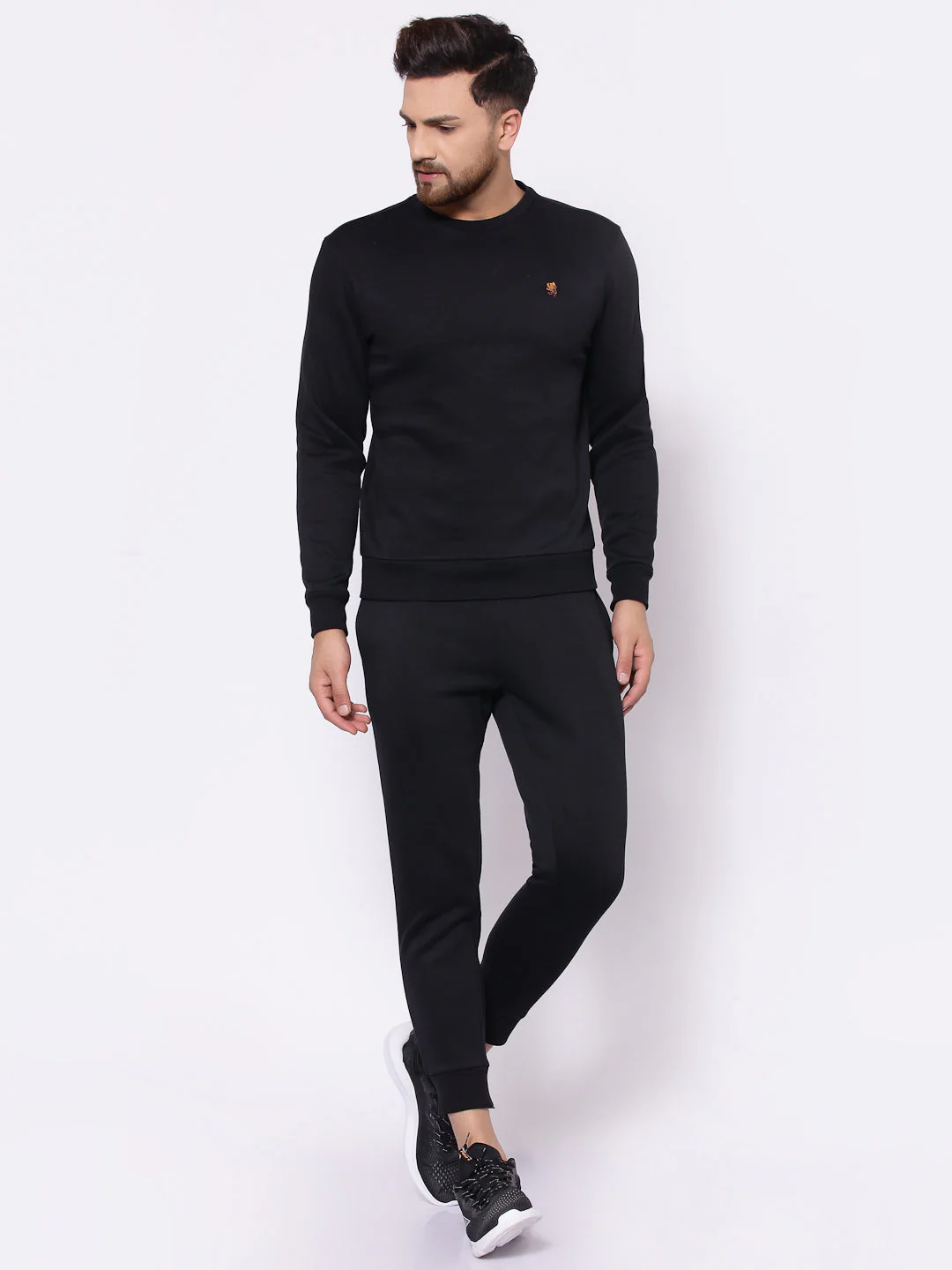 Men's Solid Black Jogger - Image 4