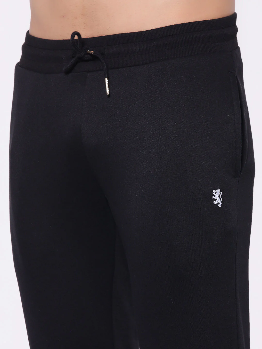 Men's Solid Black Jogger - Image 5