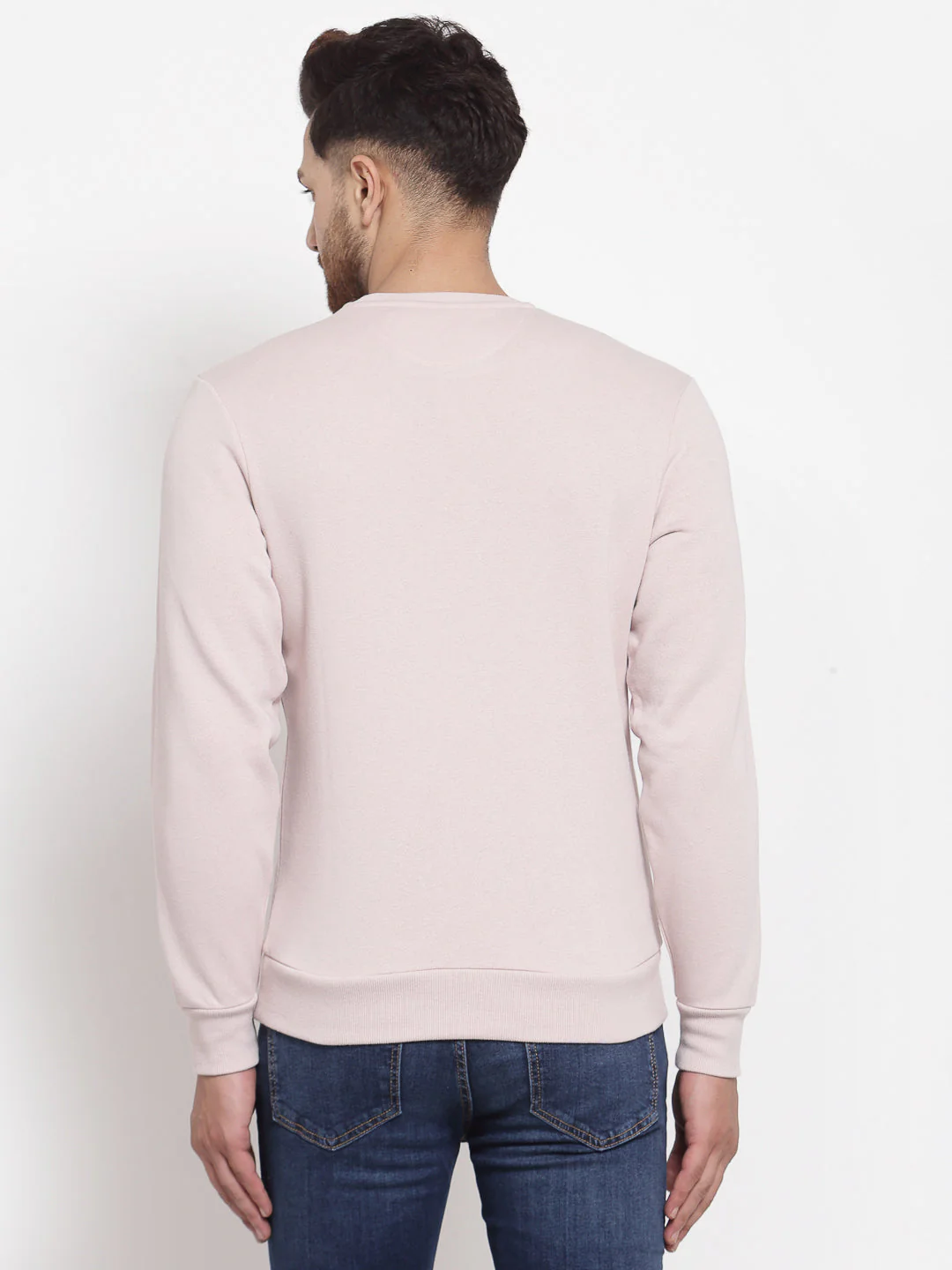 Men's Solid Pearl Sweatshirt - Image 3