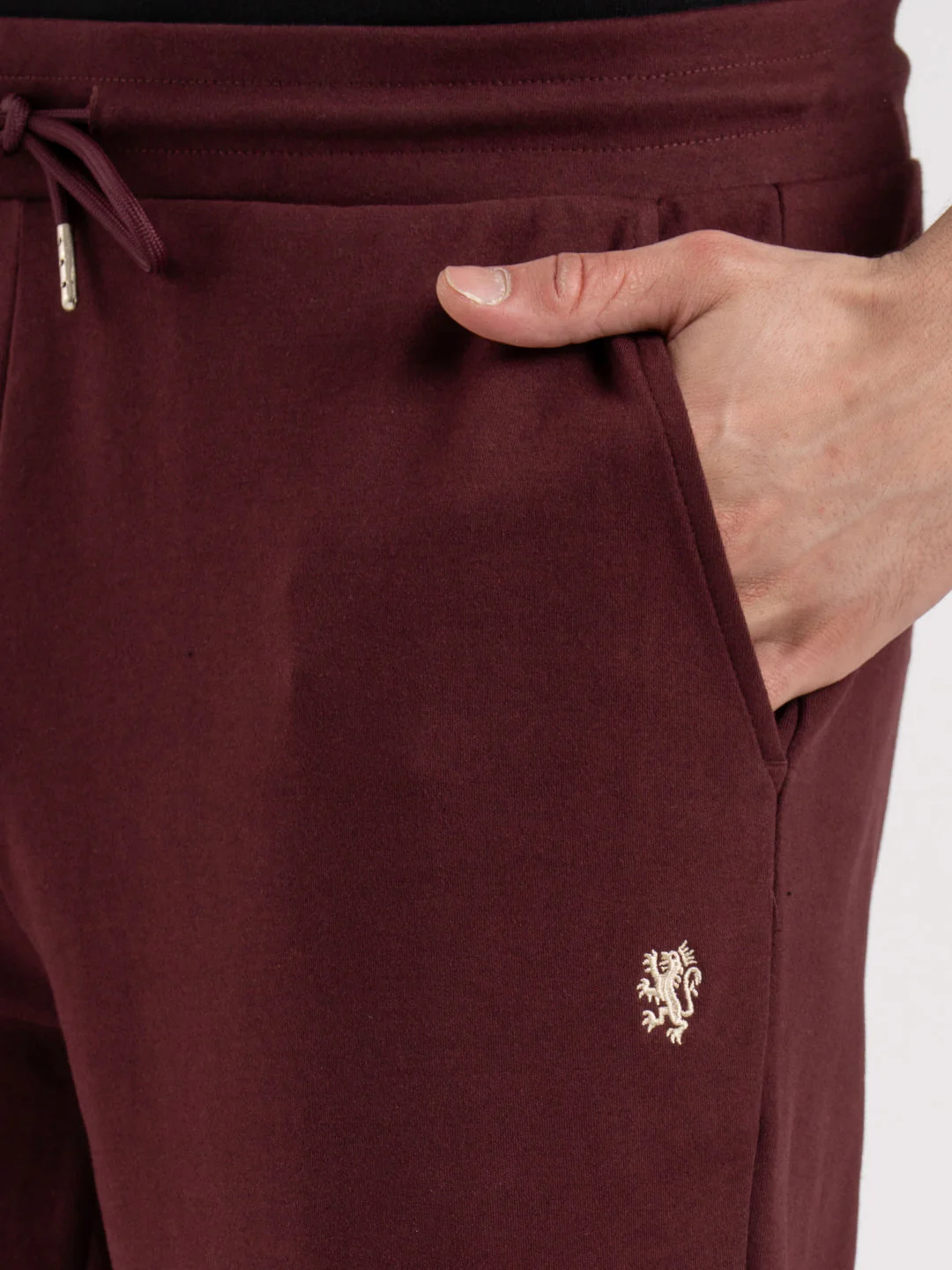 Men's Stretched Solid Joggers - Image 4