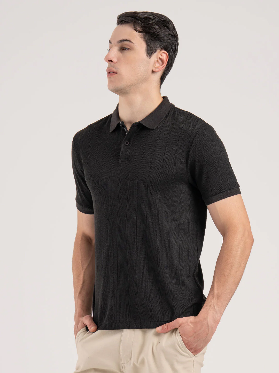 Men's Structured Polo T-Shirt - Image 4