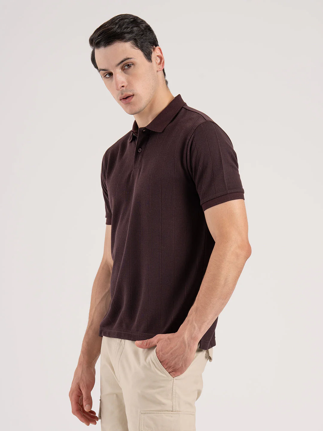 Men's Structured Polo T-Shirt - Image 4
