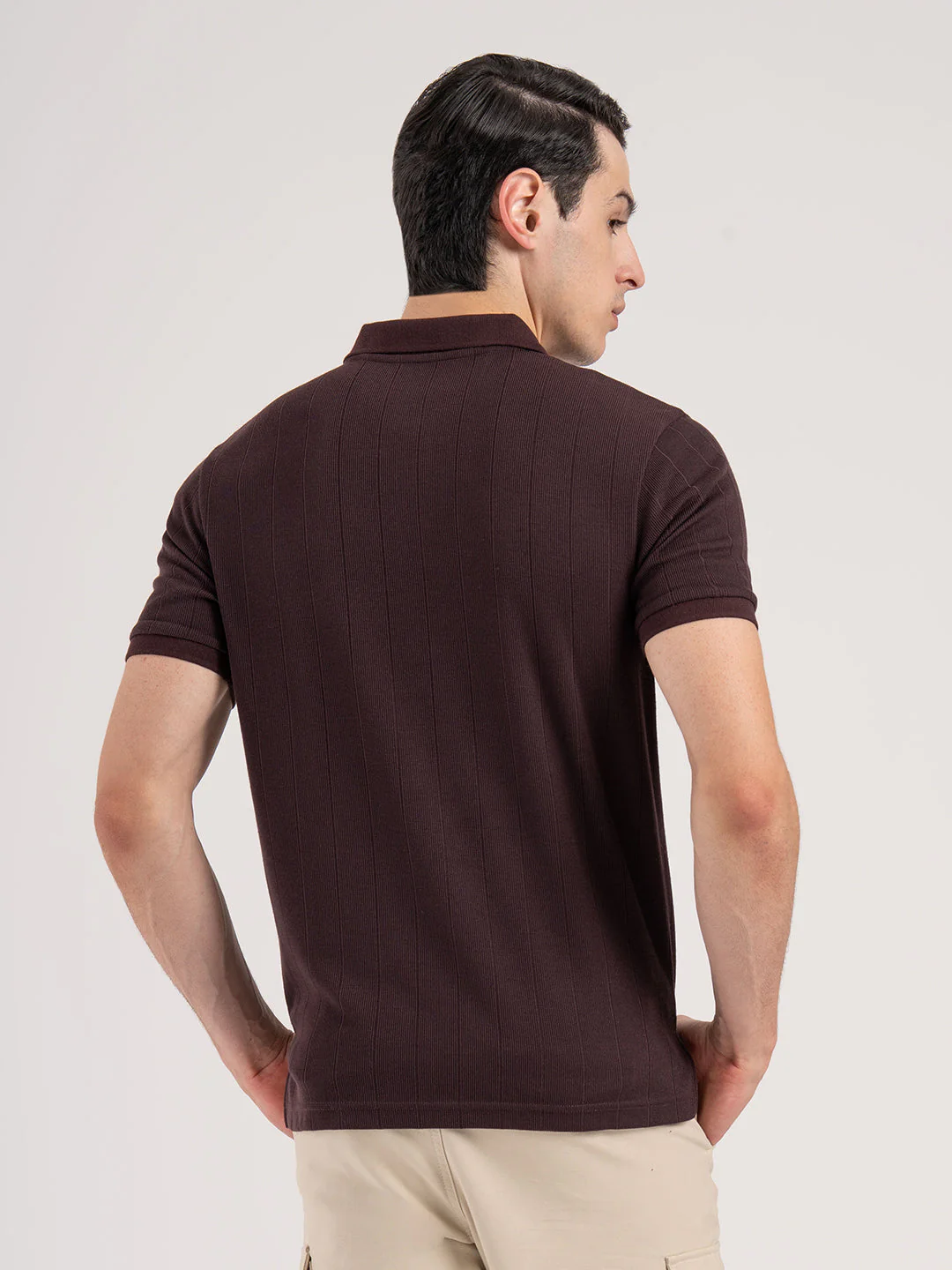 Men's Structured Polo T-Shirt - Image 5