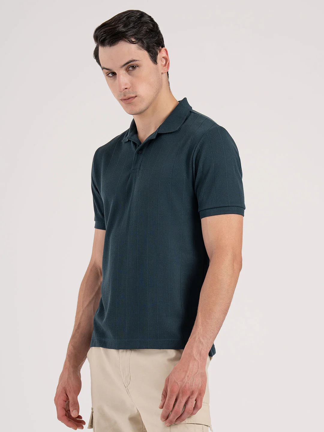 Men's Structured Polo T-Shirt - Image 4