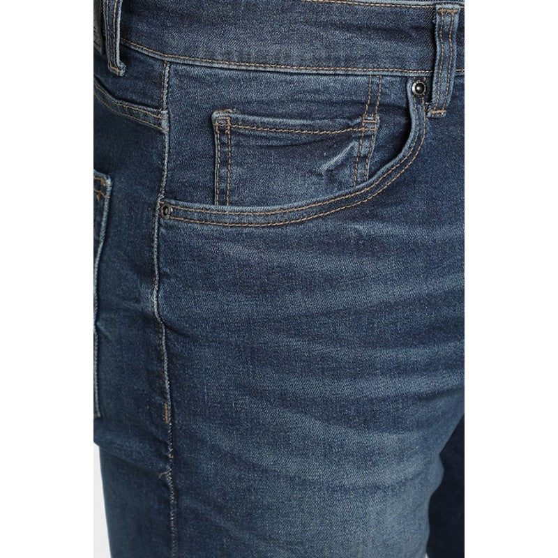 Mens Vintage Blue Denim Jeans - Image 4