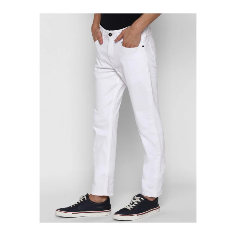 Men's White Denim Jeans - Image 3