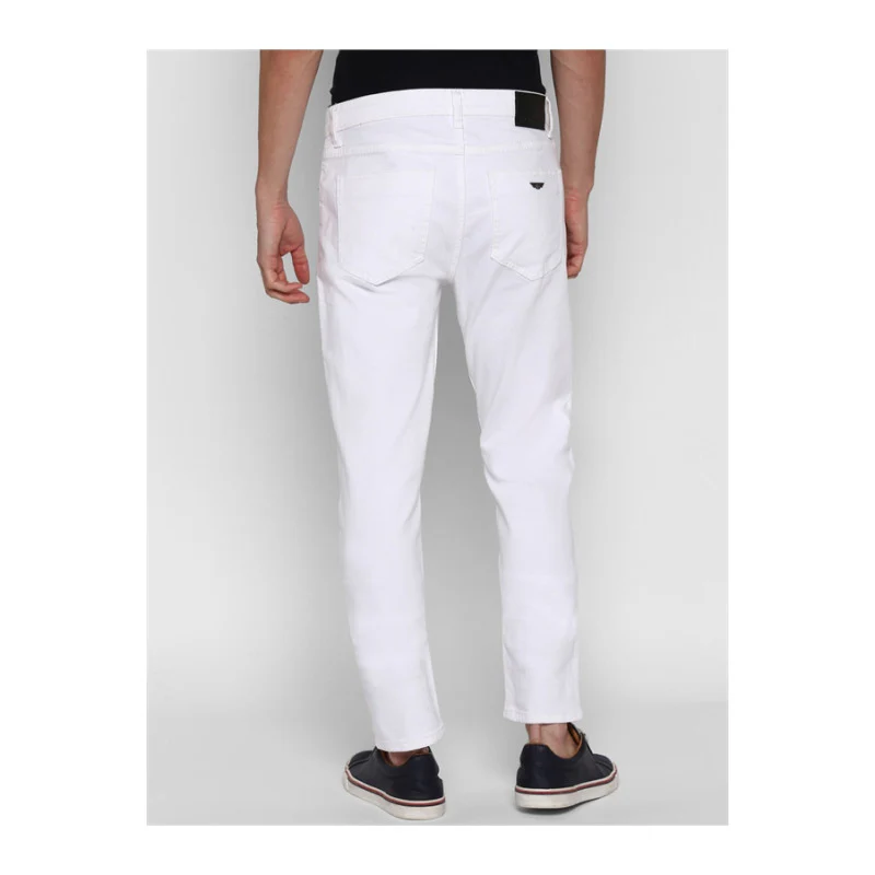 Men's White Denim Jeans - Image 4