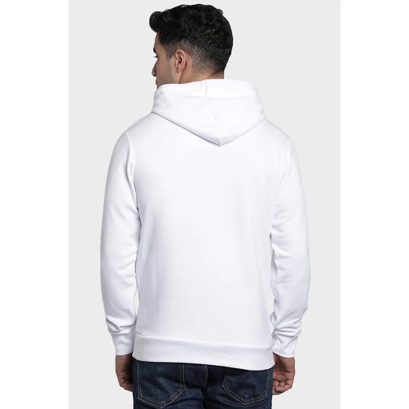 Mens White Hoodie - Image 4