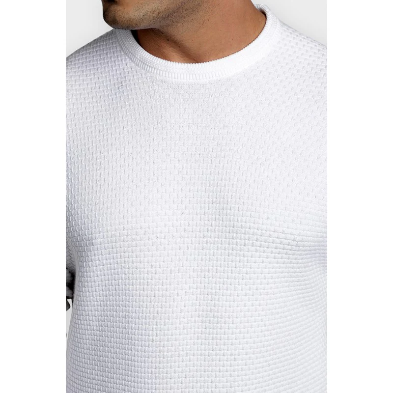 Mens White Sweater - Image 4