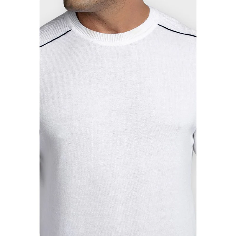 Mens White Sweater - Image 4