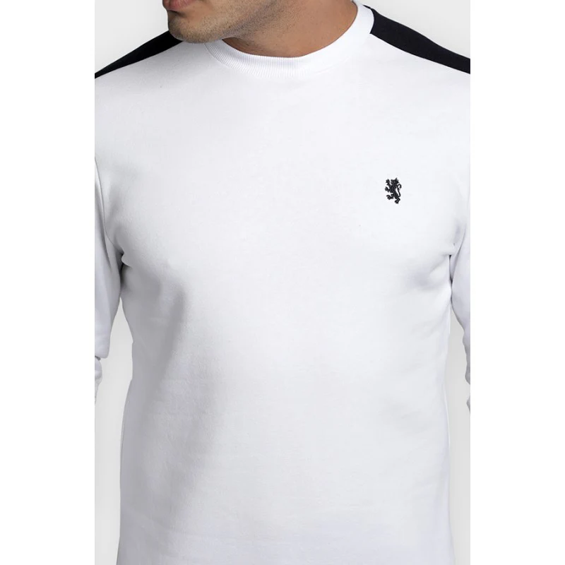 Mens White Sweatshirt - Image 4