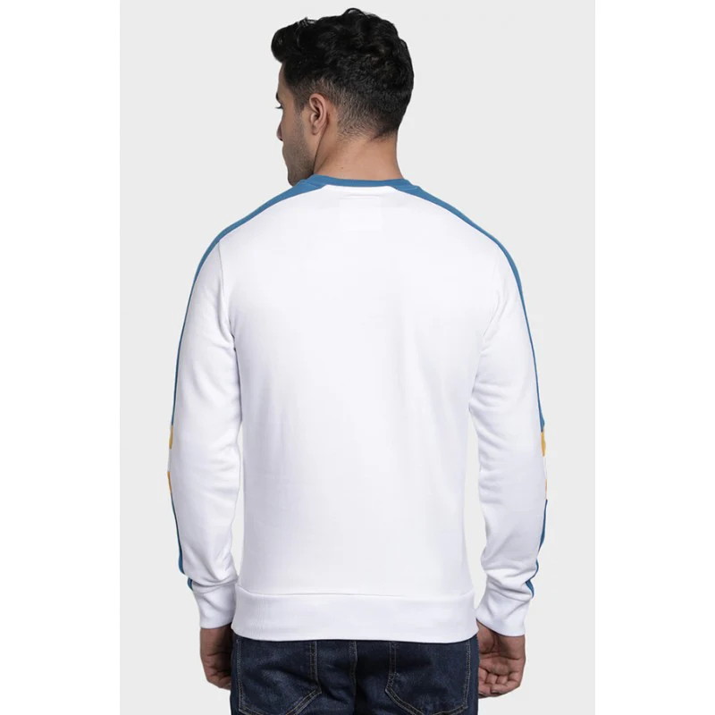 Mens White Sweatshirt - Image 4