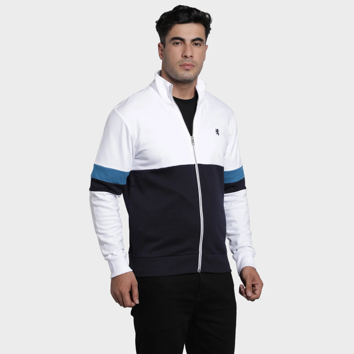 Mens White Sweatshirt - Image 3