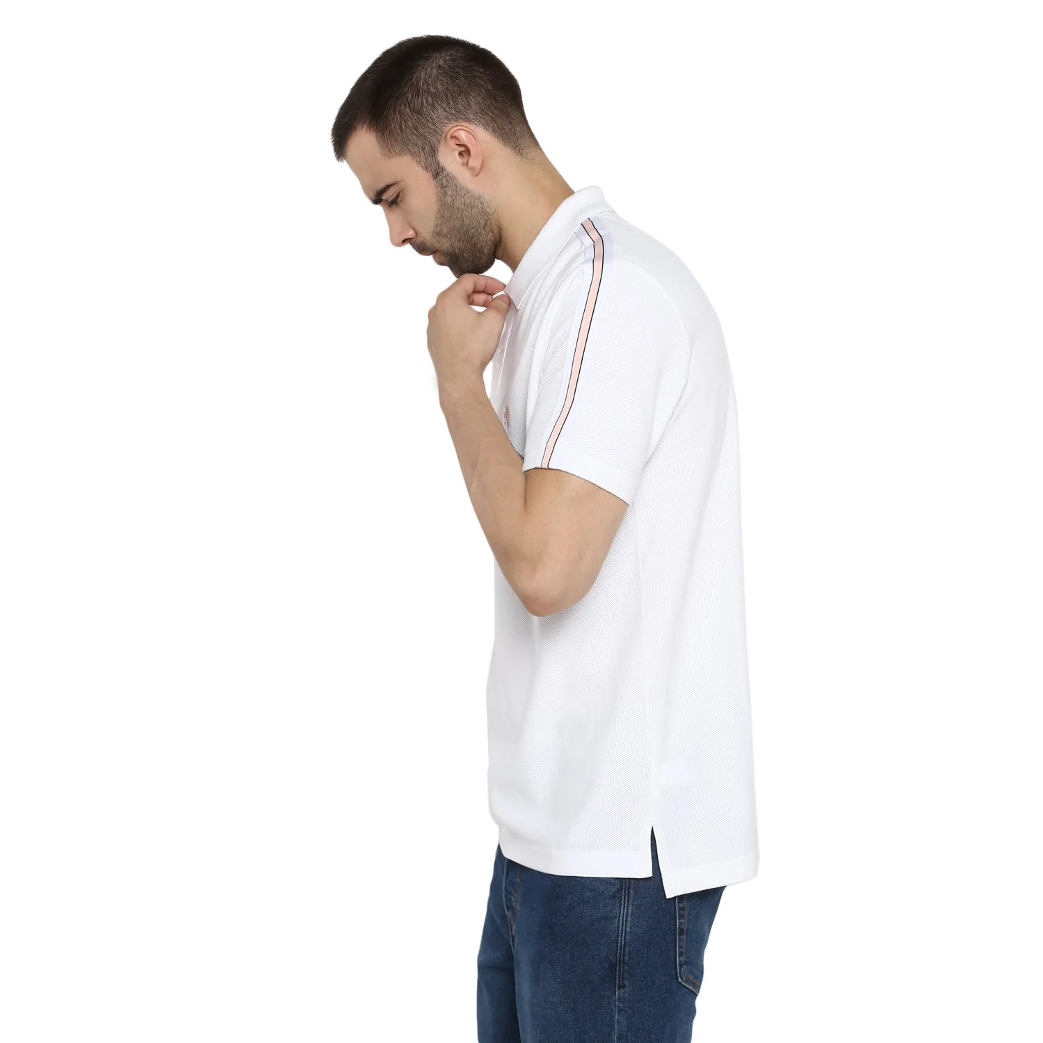 Men White T-Shirt - Image 4