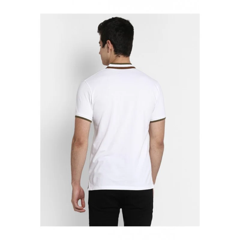 Mens White T Shirt - Image 4