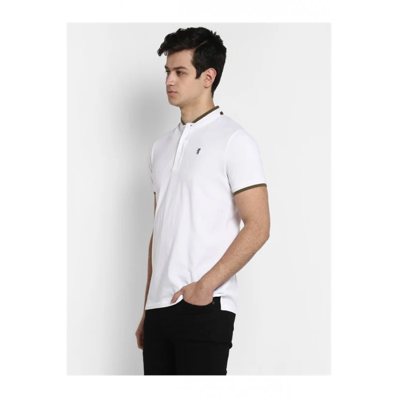 Mens White T Shirt - Image 5