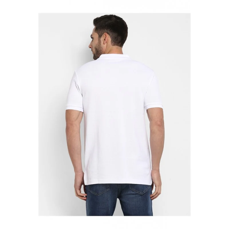 Mens White T Shirt - Image 4