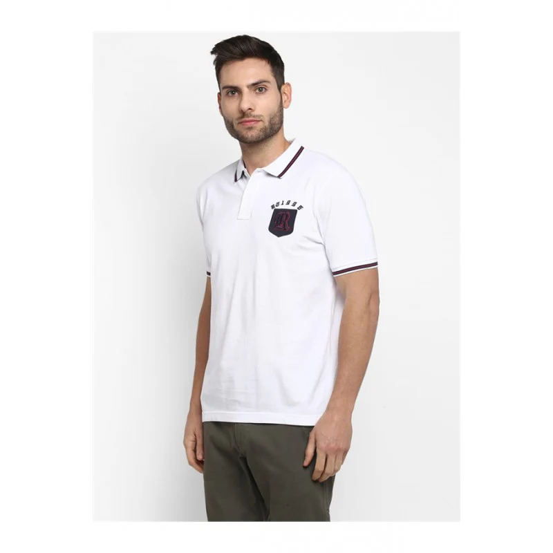 Mens White T Shirt - Image 3