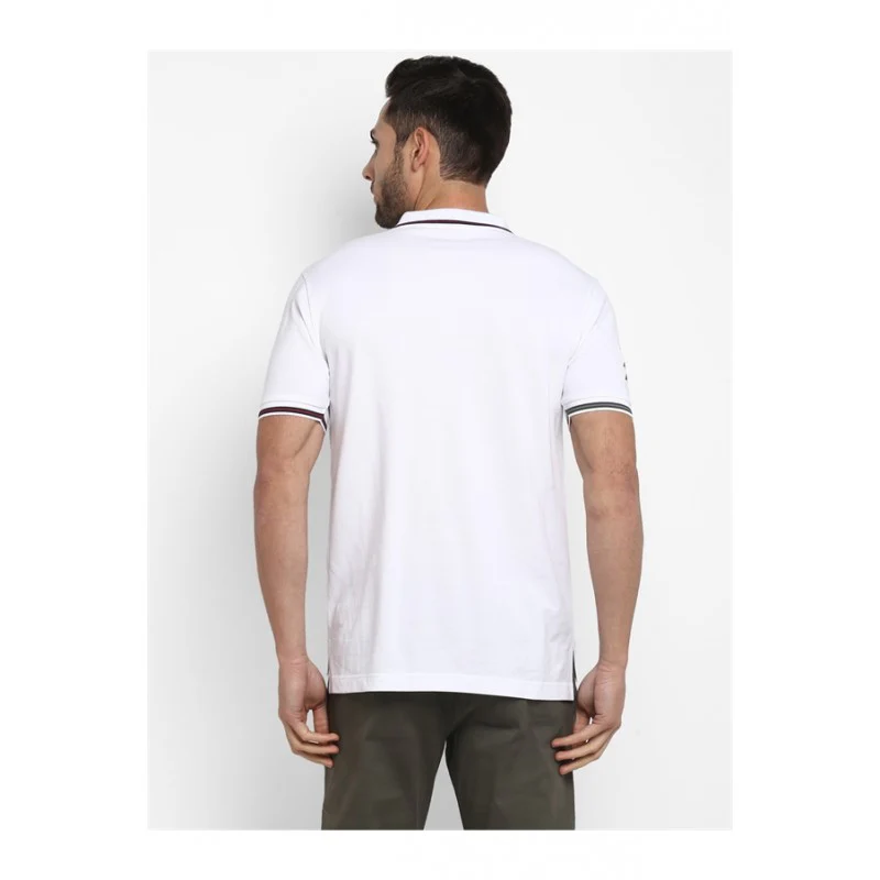 Mens White T Shirt - Image 4