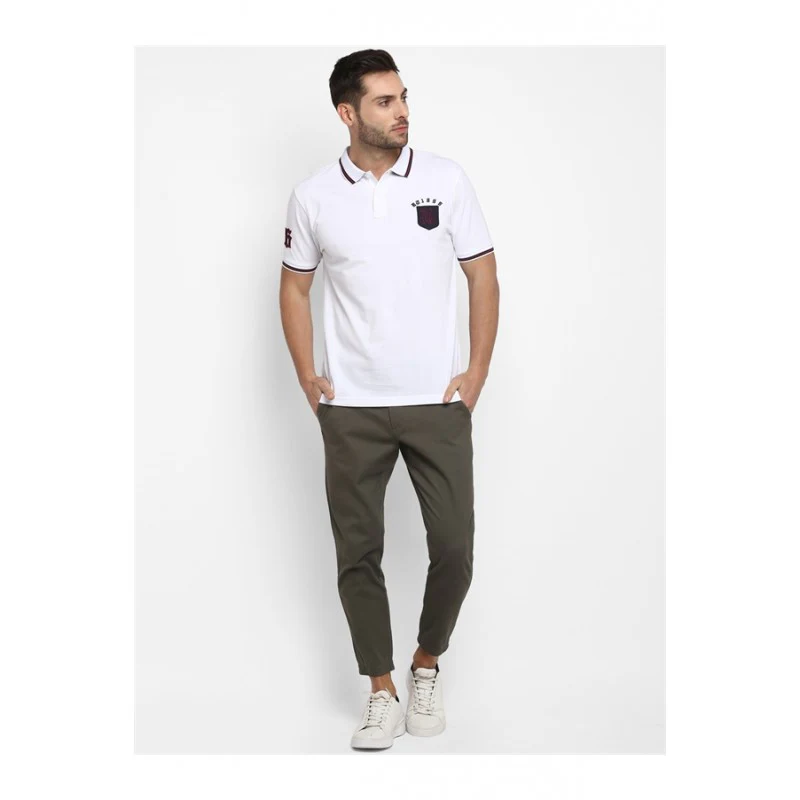 Mens White T Shirt - Image 5